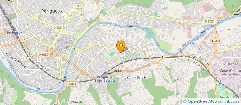 localisation de l'entreprise LIGNERY  PERIGUEUX