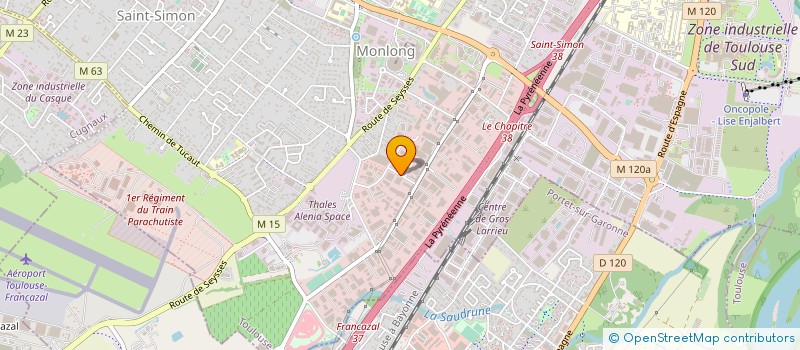 localisation de l'entreprise LIGNES & ALU à TOULOUSE