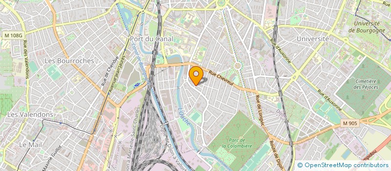 localisation de l'entreprise LIGNES CONFORT à DIJON