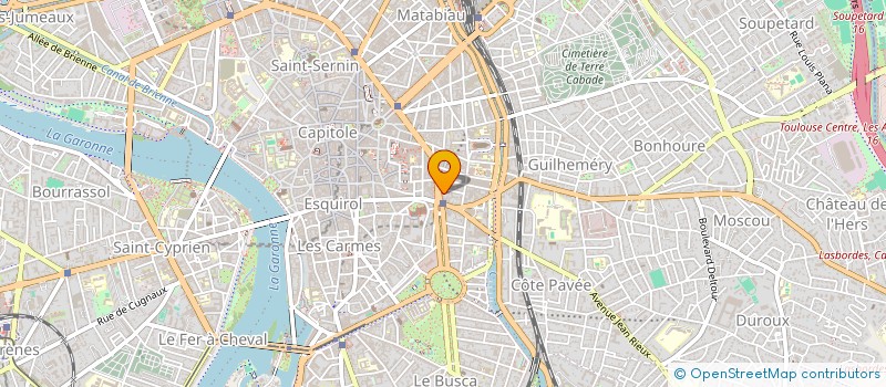 localisation de l'entreprise LIGNES D'AUJOURD'HUI à TOULOUSE