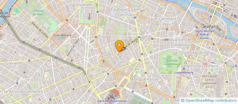 localisation de l'entreprise LIGNES D'INTERIEUR  PARIS