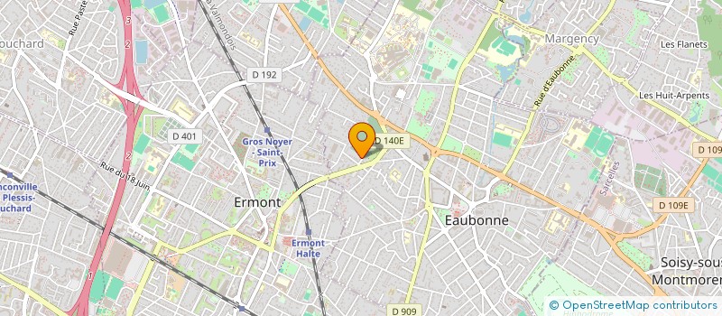 localisation de l'entreprise LIGNES DESIGN D'ESPACE à EAUBONNE