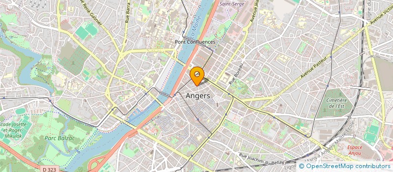 localisation de l'entreprise LIGNES ET CHARMES à ANGERS