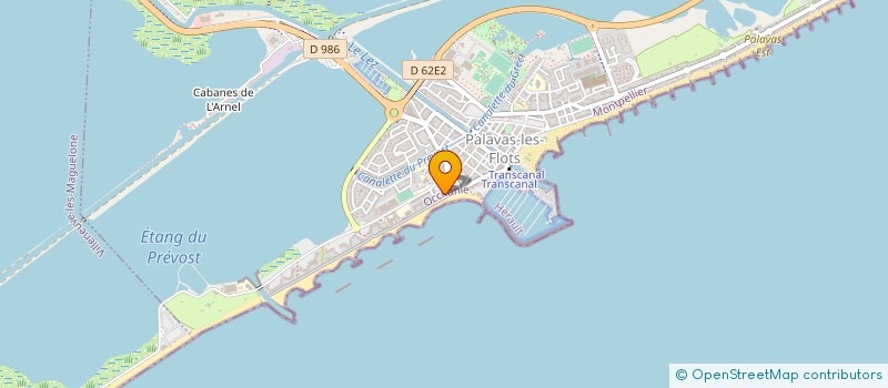 localisation de l'entreprise LIGNES ET CONCEPT à PALAVAS-LES-FLOTS