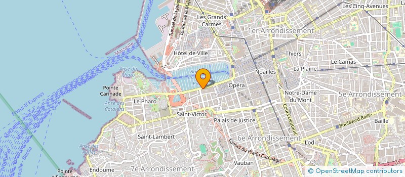 localisation de l'entreprise LIGNES ET IMAGES à MARSEILLE