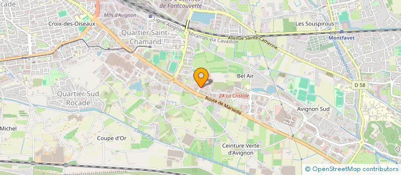 localisation de l'entreprise LIGNES ET TRADITIONS  AVIGNON