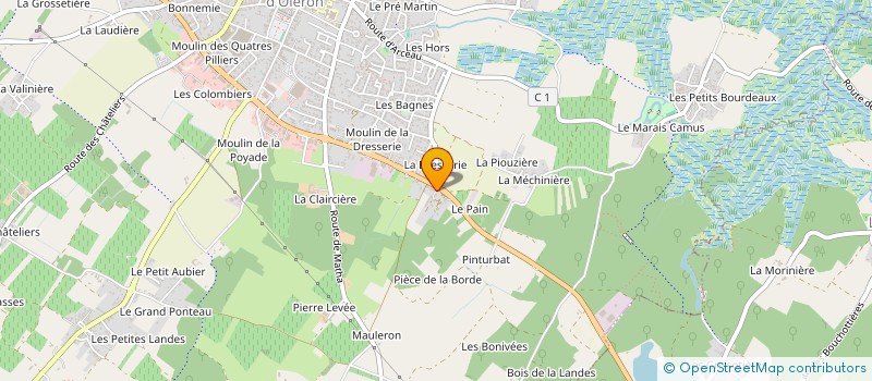 localisation de l'entreprise LIGNES INTERIEURES à SAINT-PIERRE-D'OLERON
