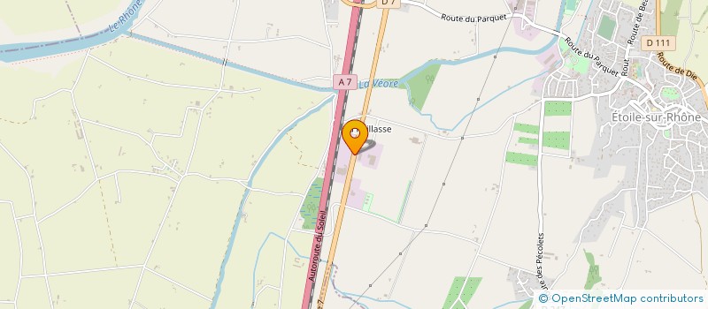localisation de l'entreprise LIGNON AUTOMOBILES à ETOILE-SUR-RHONE