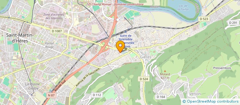 localisation de l'entreprise LIGNY  GIERES