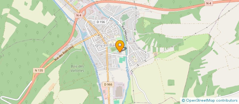localisation de l'entreprise LIGNY FITNESS FORME à LIGNY-EN-BARROIS