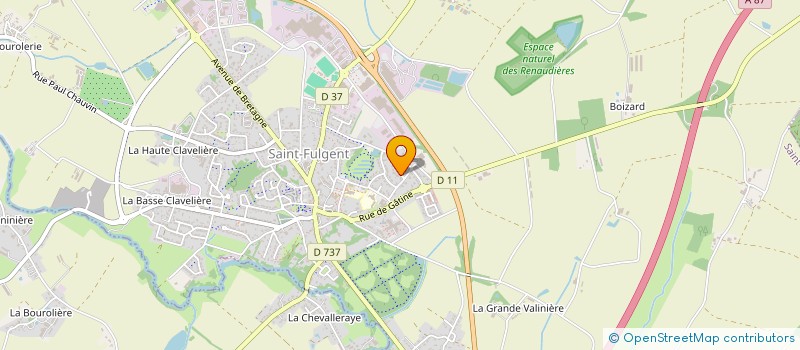 localisation de l'entreprise LIGO à SAINT-FULGENT