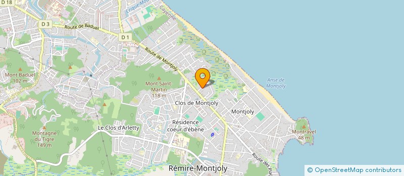 localisation de l'entreprise LIGO  REMIRE-MONTJOLY