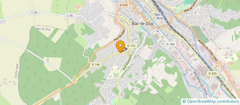 localisation de l'entreprise LIGO à BAR-LE-DUC