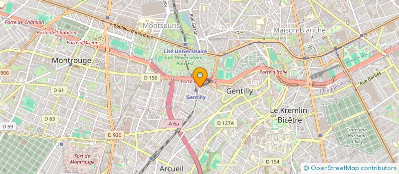 localisation de l'entreprise LIGO GROUPE à GENTILLY