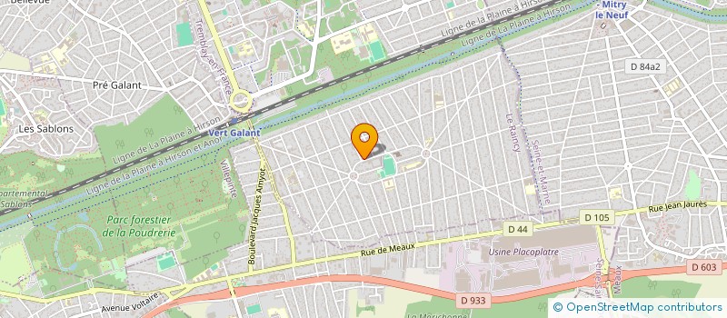 localisation de l'entreprise LIGORY TRANSPORT EXPRESS  TREMBLAY-EN-FRANCE