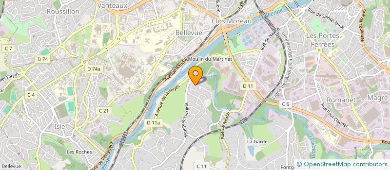 localisation de l'entreprise LIGRAL à CONDAT-SUR-VIENNE