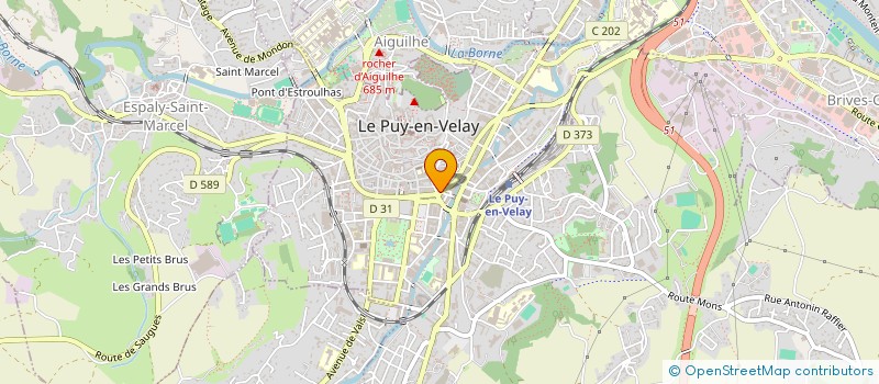 localisation de l'entreprise LIGUE ADAPTAT DIMINUE PHYSIQUE à LE PUY-EN-VELAY