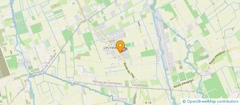 localisation de l'entreprise LIGUE AMIS ECOLE LAIQUE  PERNES-LES-FONTAINES