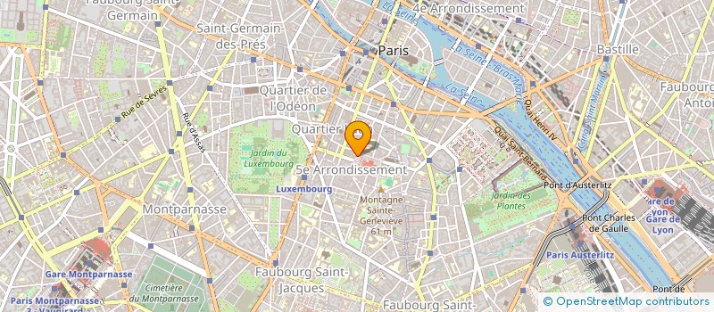 localisation de l'entreprise LIGUE ATHLETIQUE DE LA SORBONNE POUR L'UNIVERSALITE ET LE RELATIONNEL  PARIS