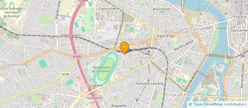 localisation de l'entreprise LIGUE BOULISTE REGIONALE D OCCITANIE (PYRENEES-MEDITERRANEE) à TOULOUSE