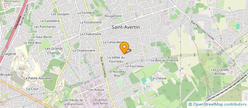 localisation de l'entreprise LIGUE CENTRE-VAL DE LOIRE DE SURF  SAINT-AVERTIN