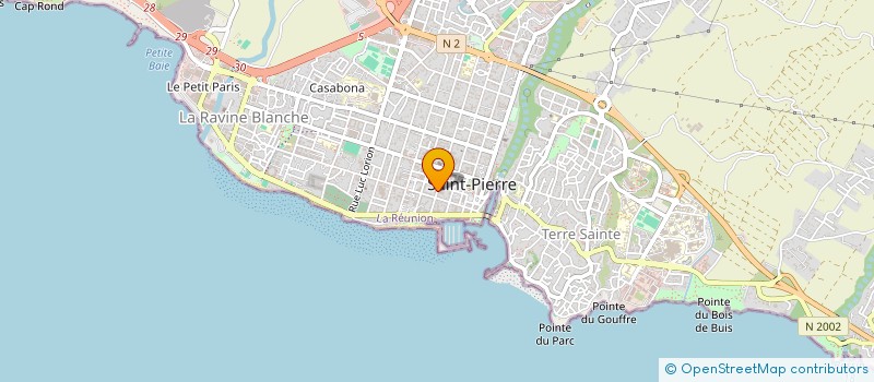 localisation de l'entreprise LIGUE CONTRE LA VIOLENCE ROUTIERE à SAINT-PIERRE