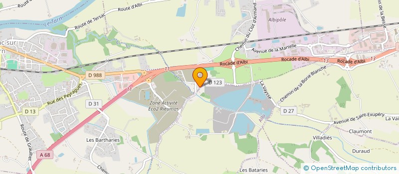 localisation de l'entreprise LIGUE CONTRE LA VIOLENCE ROUTIERE à ALBI