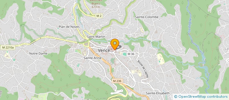 localisation de l'entreprise LIGUE CONTRE LA VIOLENCE ROUTIERE DES AM à VENCE