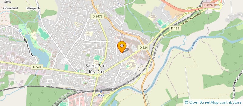 localisation de l'entreprise LIGUE CONTRE LA VIOLENCE ROUTIERE DES LANDES à SAINT-PAUL-LES-DAX