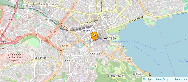 localisation de l'entreprise LIGUE CONTRE LA VIOLENCE ROUTIERE DES SAVOIE à ANNECY