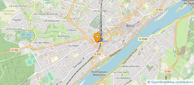 localisation de l'entreprise LIGUE CONTRE LE CANCER COMITE L & C à BLOIS