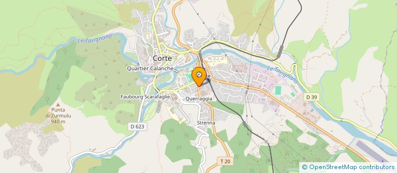 localisation de l'entreprise LIGUE CORSE DE BASKET-BALL à CORTE