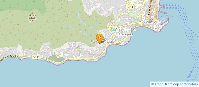 localisation de l'entreprise LIGUE CORSE DE KARA AR MARTI AFFINI  AJACCIO