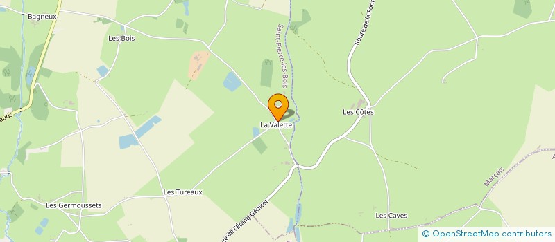 localisation de l'entreprise LIGUE D'AEROMODELISME DU CENTRE VAL DE LOIRE  CHANCEAUX-SUR-CHOISILLE