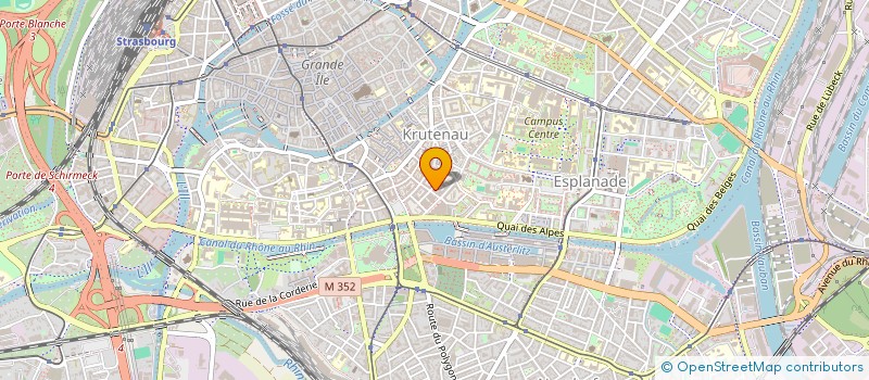localisation de l'entreprise LIGUE D'ALSACE DE LUTTE à STRASBOURG