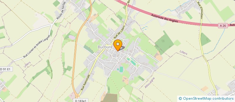 localisation de l'entreprise LIGUE D'ANCIENS COMBATTANTS PORTUGAIS DE LILLERS ET ENVIRONS à BURBURE
