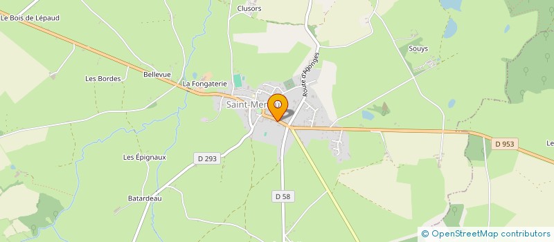 localisation de l'entreprise LIGUE D'AUVERGNE DE BILLARD  SAINT-MENOUX