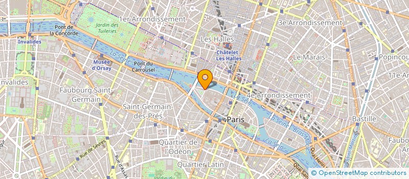 localisation de l'entreprise LIGUE D'IMPROVISATION DU BARREAU DE PARIS à PARIS