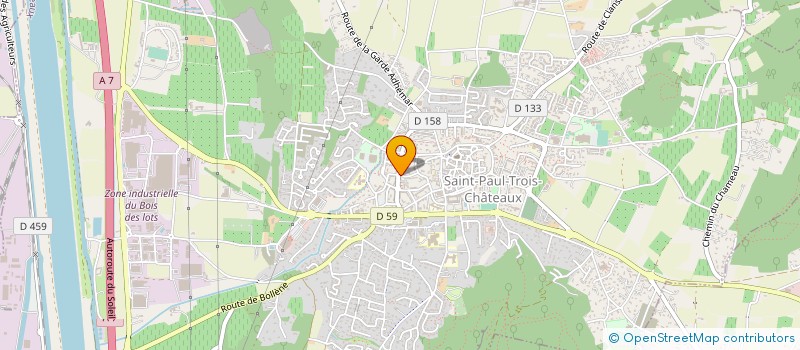 localisation de l'entreprise LIGUE D'IMPROVISATION - LES IMPROBIOTICS à SAINT-PAUL-TROIS-CHATEAUX