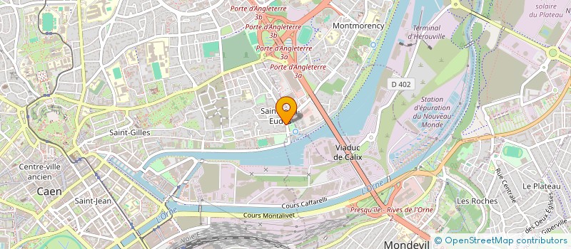localisation de l'entreprise LIGUE DE BASSE NORMANDIE D AVIRON à CAEN
