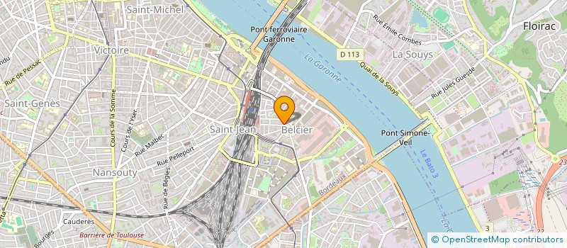 localisation de l'entreprise LIGUE DE BOOMERANG DU SUD-OUEST  BORDEAUX