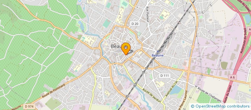 localisation de l'entreprise LIGUE DE BOURGOGNE DE BADMINTON à BEAUNE