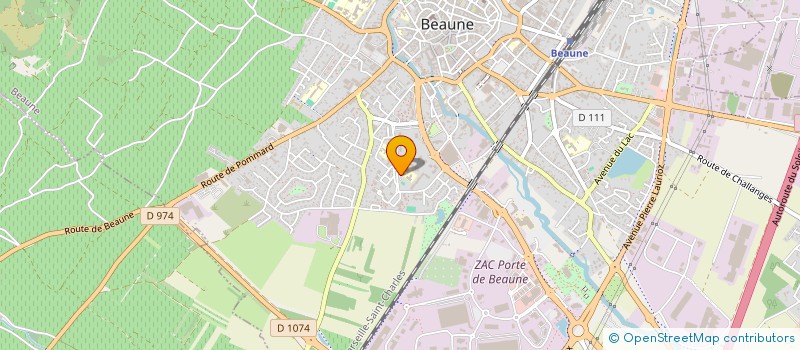 localisation de l'entreprise LIGUE DE BOURGOGNE DE GOLF  LEVERNOIS