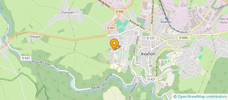 localisation de l'entreprise LIGUE DE BOURGOGNE FRANCHE-COMTE FFFORCE à AVALLON