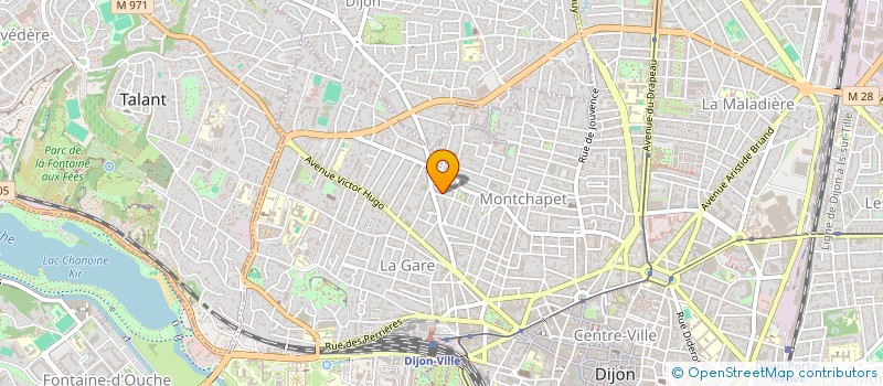 localisation de l'entreprise LIGUE DE BOURGOGNE ROLLER SKATING  DIJON