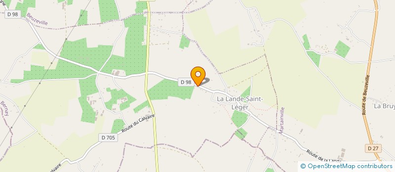 localisation de l'entreprise LIGUE DE FORCE DE NORMANDIE  BEUZEVILLE
