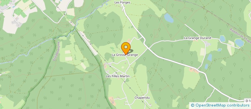 localisation de l'entreprise LIGUE DE FRANCHE COMTE DES SPORTS DE TRAINEAU, DE SKI/VTT-JORING ET DE CANICROSS  RADDON-ET-CHAPENDU