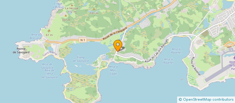 localisation de l'entreprise LIGUE DE HOCKEY BALLE DE SAINT-PIERRE ET MIQUELON  SAINT-PIERRE