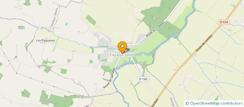 localisation de l'entreprise LIGUE DE HOCKEY SUR GAZON D'OCCITANIE  CAZAUX-SAVES