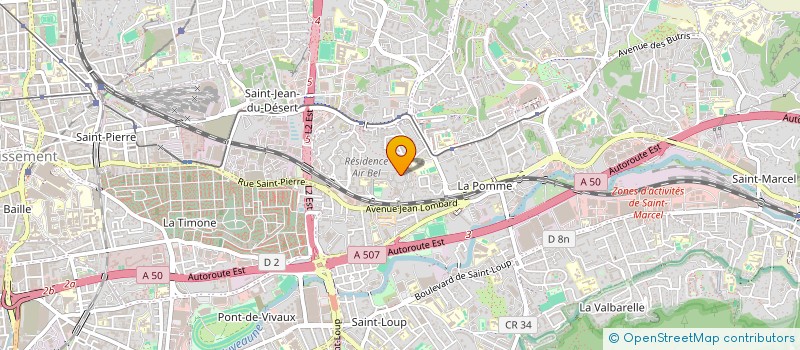 localisation de l'entreprise LIGUE DE KICK BOXING ET DES DISCIPLINES ASSOCIEES DE PROVENCE ALPES COTE D AZUR à MARSEILLE